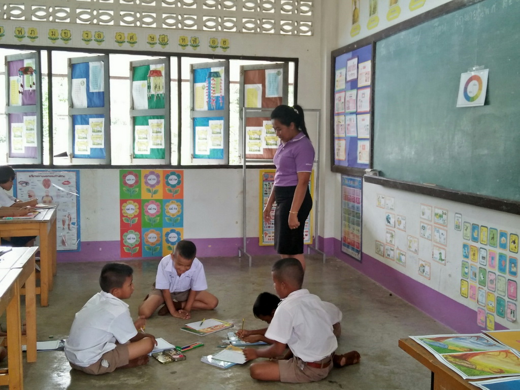 การนิเทศติดตามและประเมินผลการสอนของ “โครงการพัฒนาศักยภาพโรงเรียนในพระราชดำริและโรงเรียนขาดแคลนในเขตพื้นที่การศึกษา 4 จังหวัดภาคใต้”