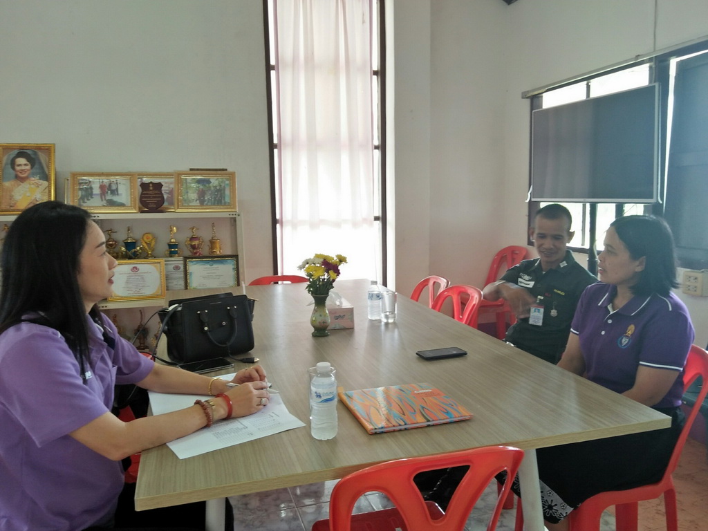 การนิเทศติดตามและประเมินผลการสอนของ “โครงการพัฒนาศักยภาพโรงเรียนในพระราชดำริและโรงเรียนขาดแคลนในเขตพื้นที่การศึกษา 4 จังหวัดภาคใต้”