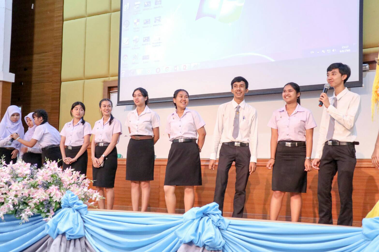 โครงการปฐมนิเทศนิสิตใหม่คณะศึกษาศาสตร์มหาวิทยาลัยทักษิณ ระดับปริญญาตรี ชั้นปีที่ 1 ประจำปีการศึกษา 2561
