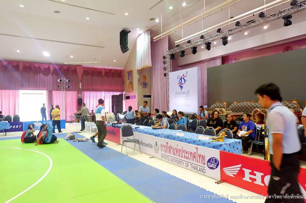 บรรยากาศการเตรียมการแข่งขันกีฬาแห่งชาติ ครั้งที่ 45