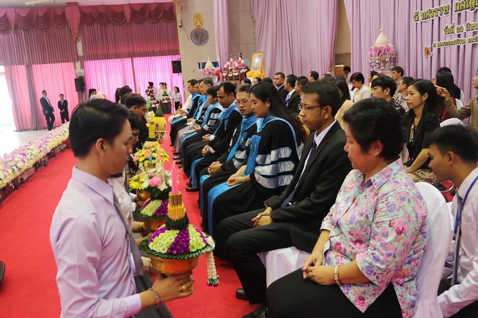 ผู้บริหาร คณาจารย์คณะศึกษาศาสตร์ ร่วมพิธีไหว้ครูประจำปีการศึกษา 2561 มหาวิทยาลัยทักษิณ