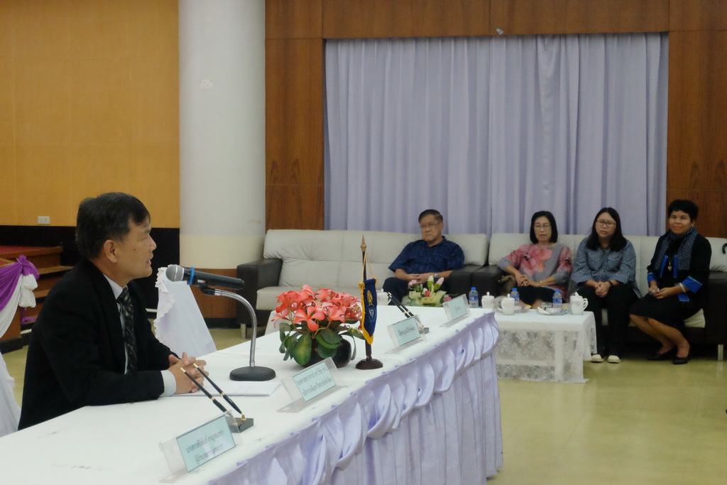 การเซ็นสัญญาการสนับสนุนทุนการศึกษาของมูลนิธิชัยพัฒนา