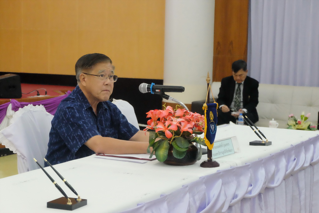 การเซ็นสัญญาการสนับสนุนทุนการศึกษาของมูลนิธิชัยพัฒนา