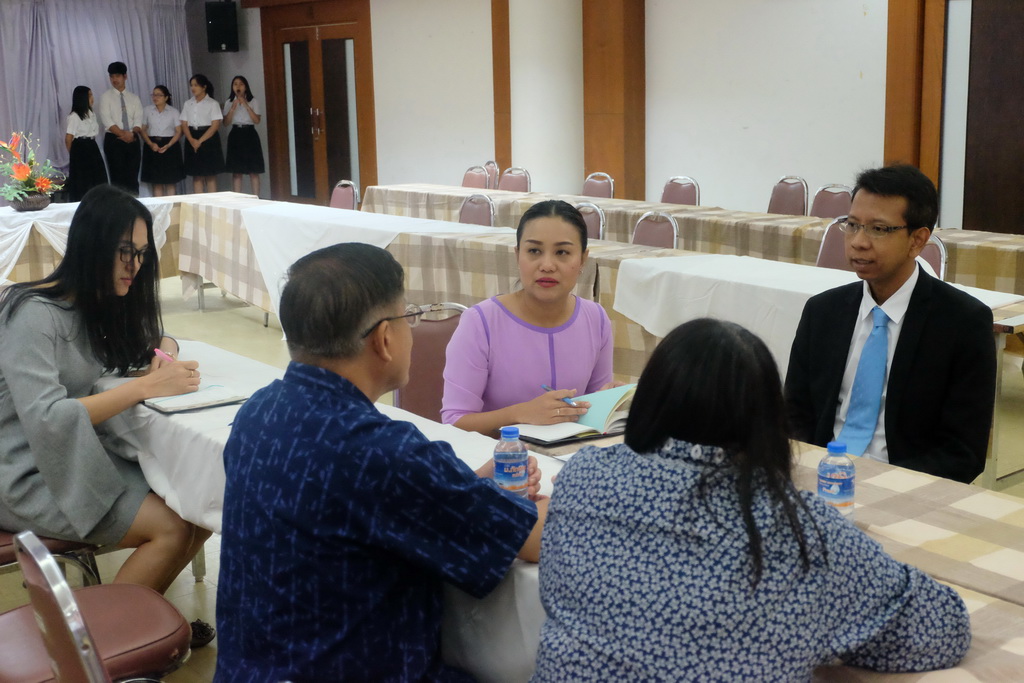 การเซ็นสัญญาการสนับสนุนทุนการศึกษาของมูลนิธิชัยพัฒนา