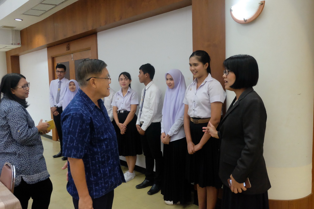 การเซ็นสัญญาการสนับสนุนทุนการศึกษาของมูลนิธิชัยพัฒนา