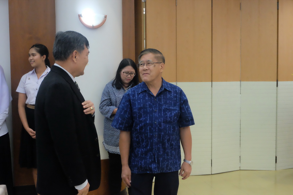 การเซ็นสัญญาการสนับสนุนทุนการศึกษาของมูลนิธิชัยพัฒนา