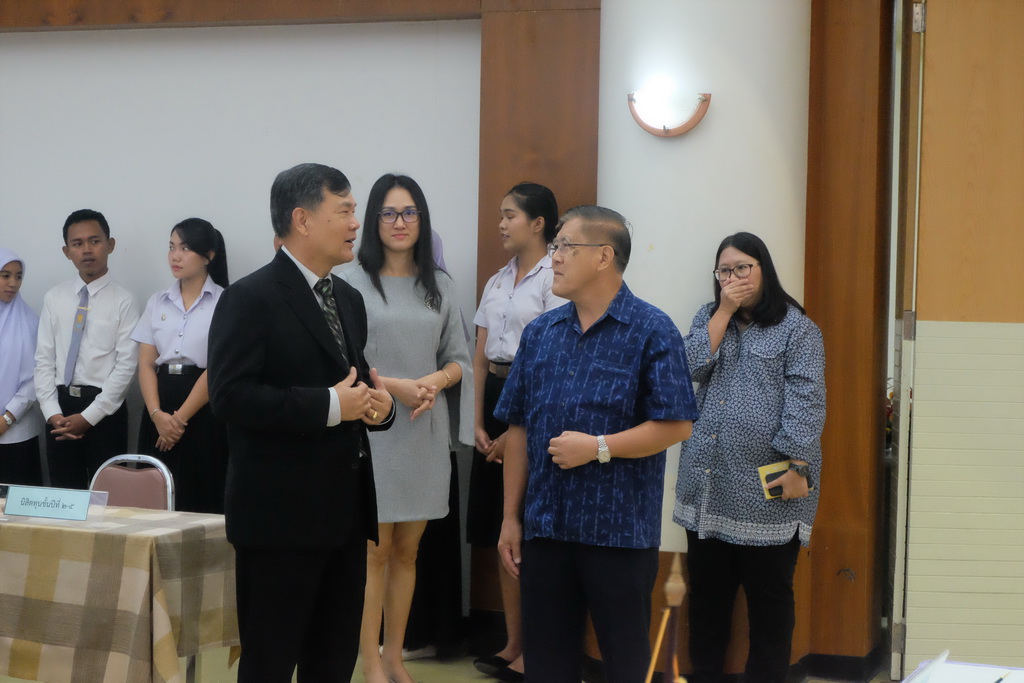 การเซ็นสัญญาการสนับสนุนทุนการศึกษาของมูลนิธิชัยพัฒนา