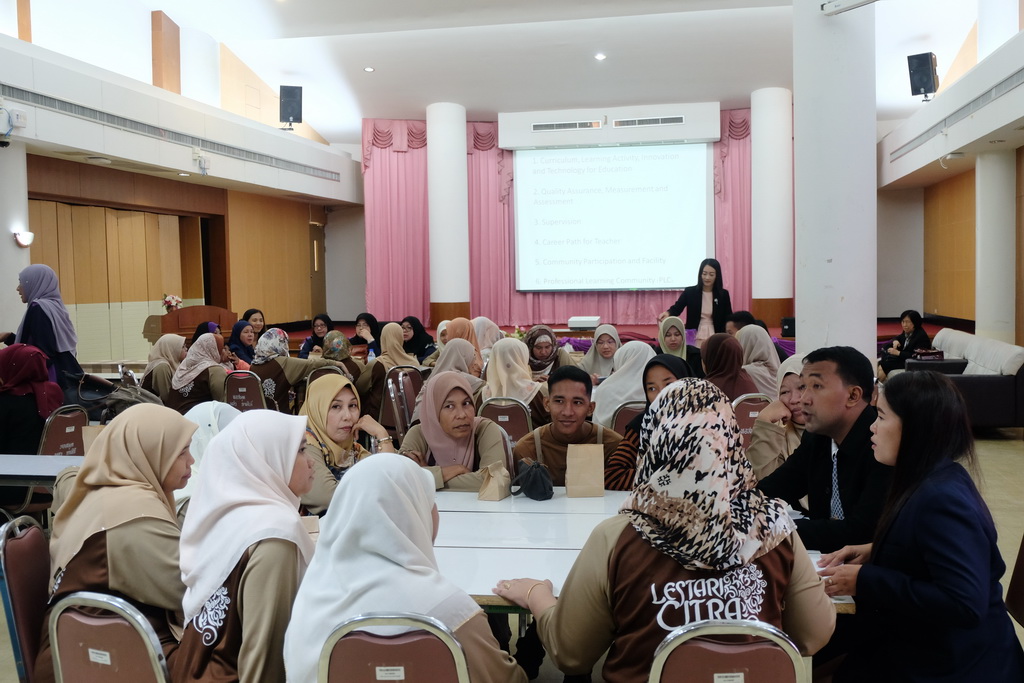 สาขาวิชาการบริหารการศึกษา คณะศึกษาศาสตร์ มหาวิทยาลัยทักษิณ ได้ให้การต้อนรับการมาศึกษาดูงานจาก โรงเรียน sultanah asma, kedah, ประเทศมาเลเซีย