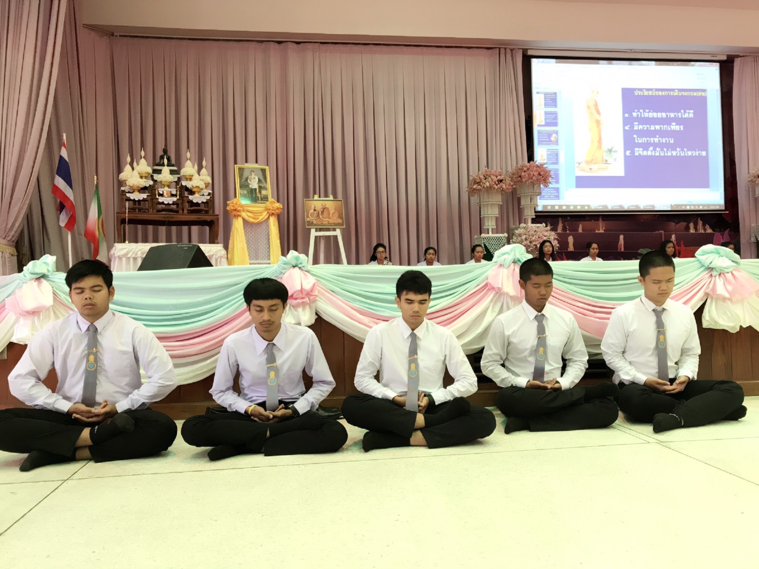 สถาบันพลังจิตตานุภาพ สาขาที่ 104 วัดโคกคีรี พัทลุง ได้จัดอบรมให้ความรู้แก่นิสิตคณะศึกษาศาสตร์ เรื่อง “ชินนสาสมาธิ 1 สมาธิชนะใจตนเอง”