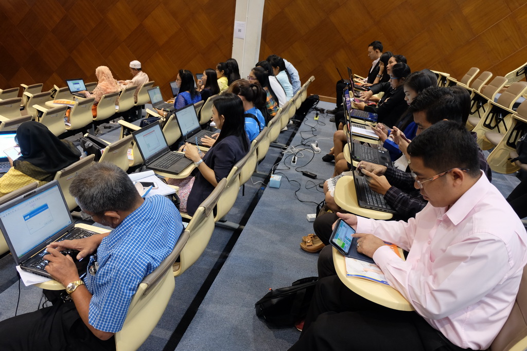 โครงการอบรมเชิงปฏิบัติการสำหรับโรงเรียนในทุกสังกัดในหัวข้อเรื่อง “กระบวนการคิดเชิงคำนวณเพื่อสนับสนุนการสอน coding กับกระบวนการออกแบบเชิงวิศวกรรมและคณิตศาสตร์ วิทยาศาสตร์ ภูมิศาสตร์แนวใหม่ ของหลักสูตรฯ ฉบับปรับปรุง พ.ศ.2560”
