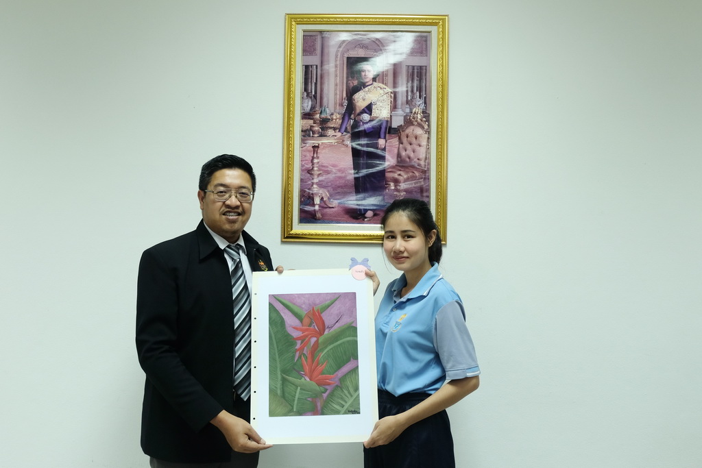 ให้การต้อนรับ นายมูฮัมหมัดอาฟันดี  อาบู  บาการ์ กงสุลใหญ่มาเลเซีย ประจำจังหวัดสงขลา