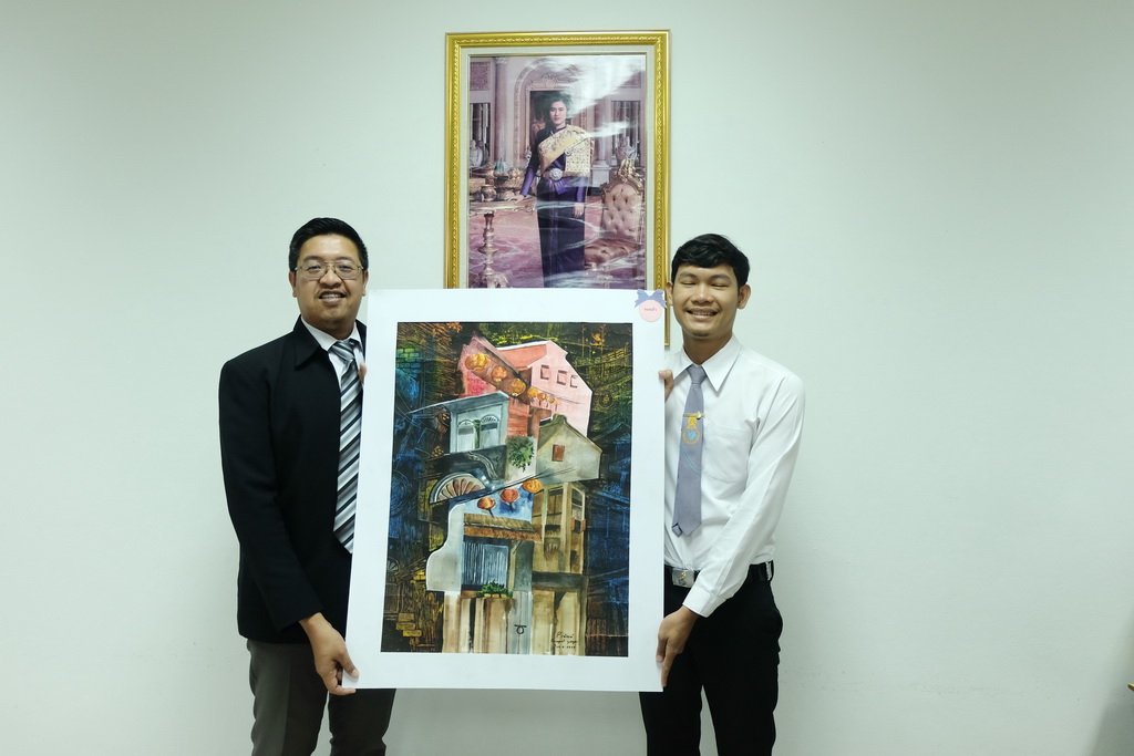 ให้การต้อนรับ นายมูฮัมหมัดอาฟันดี  อาบู  บาการ์ กงสุลใหญ่มาเลเซีย ประจำจังหวัดสงขลา