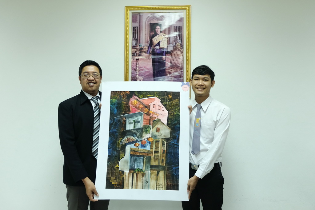 ให้การต้อนรับ นายมูฮัมหมัดอาฟันดี  อาบู  บาการ์ กงสุลใหญ่มาเลเซีย ประจำจังหวัดสงขลา