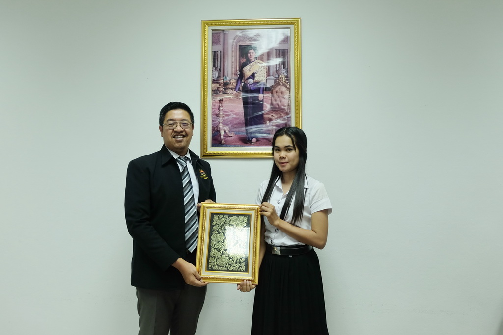 ให้การต้อนรับ นายมูฮัมหมัดอาฟันดี  อาบู  บาการ์ กงสุลใหญ่มาเลเซีย ประจำจังหวัดสงขลา