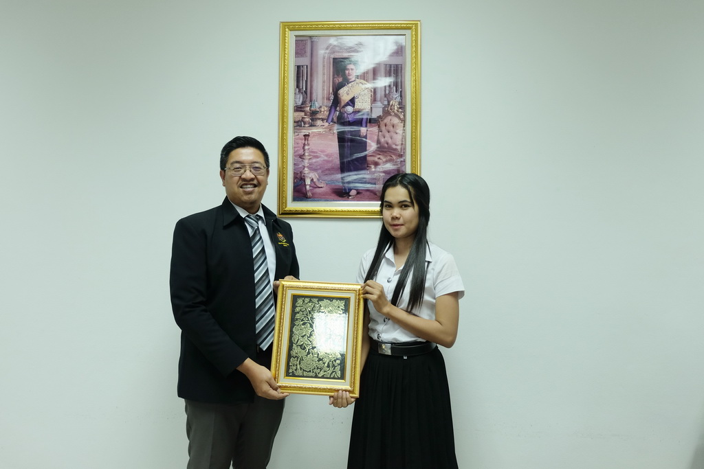 ให้การต้อนรับ นายมูฮัมหมัดอาฟันดี  อาบู  บาการ์ กงสุลใหญ่มาเลเซีย ประจำจังหวัดสงขลา