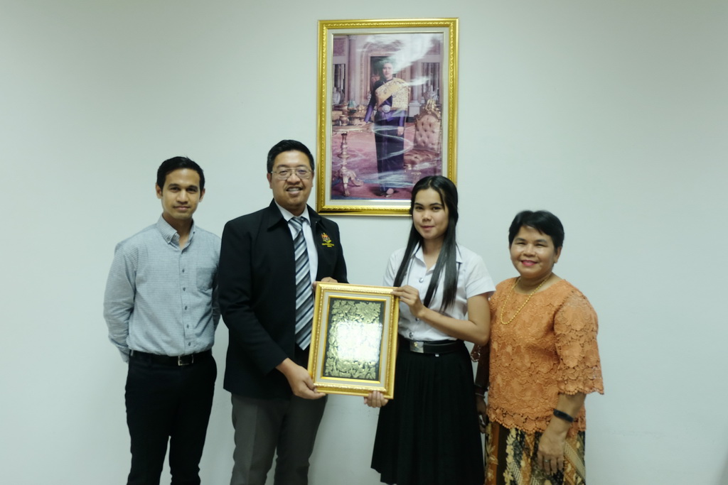 ให้การต้อนรับ นายมูฮัมหมัดอาฟันดี  อาบู  บาการ์ กงสุลใหญ่มาเลเซีย ประจำจังหวัดสงขลา
