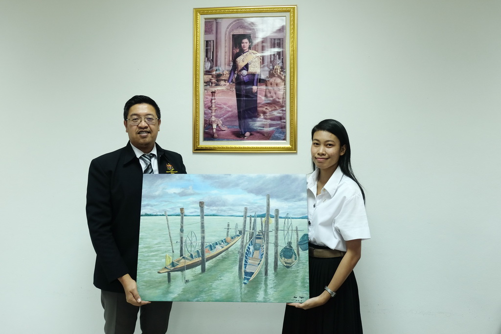 ให้การต้อนรับ นายมูฮัมหมัดอาฟันดี  อาบู  บาการ์ กงสุลใหญ่มาเลเซีย ประจำจังหวัดสงขลา