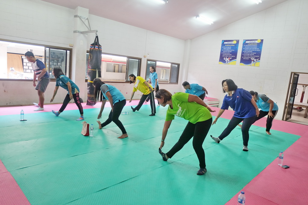 โครงการเสริมสร้างมหาวิทยาลัยแห่งความสุข (Happy University) คณะศึกษาศาสตร์ (Happy Workplace) : “ยืดเส้น ยืดสาย”