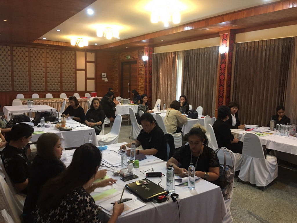 ประชุมเชิงปฏิบัติการ : การพัฒนากระบวนการจัดการเรียนรู้โดยใช้ชุมชนเป็นฐาน (หมวดวิชาชีพครู หลักสูตร 4 มาตรฐาน)