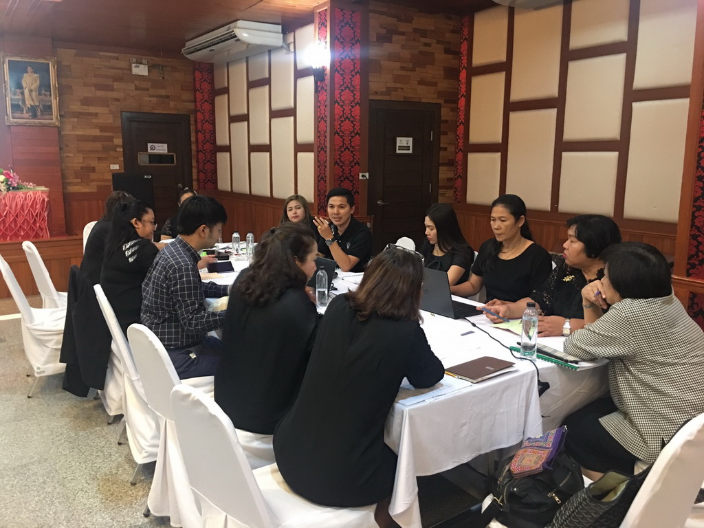 ประชุมเชิงปฏิบัติการ : การพัฒนากระบวนการจัดการเรียนรู้โดยใช้ชุมชนเป็นฐาน (หมวดวิชาชีพครู หลักสูตร 4 มาตรฐาน)