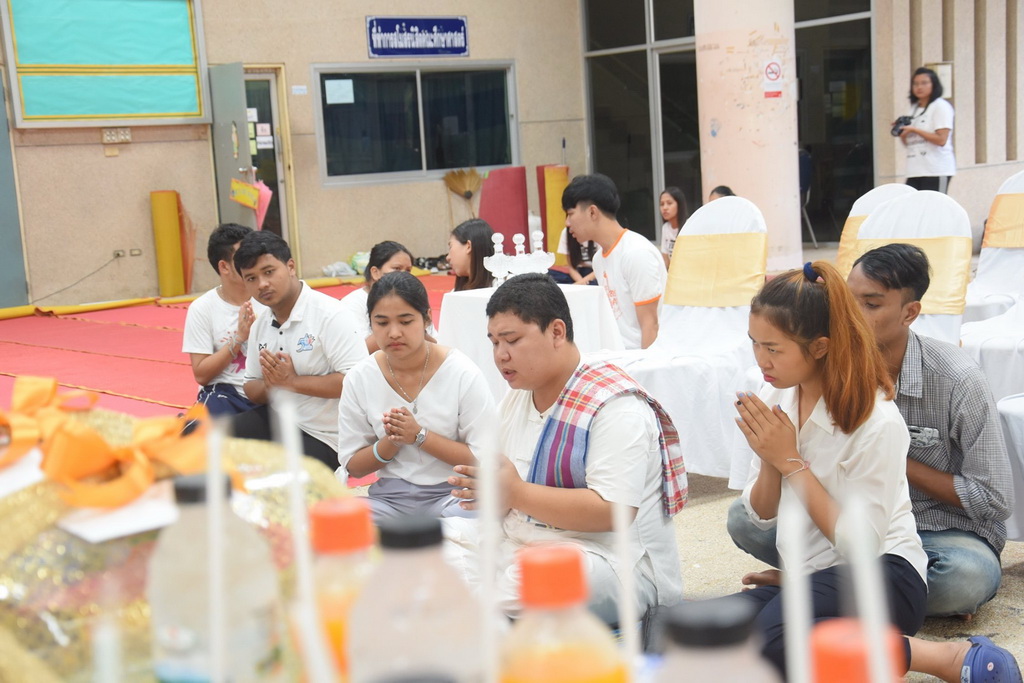 พิธีทำบุญสโมสรนิสิตคณะศึกษาศาสตร์ ประจำปีการศึกษา 2562