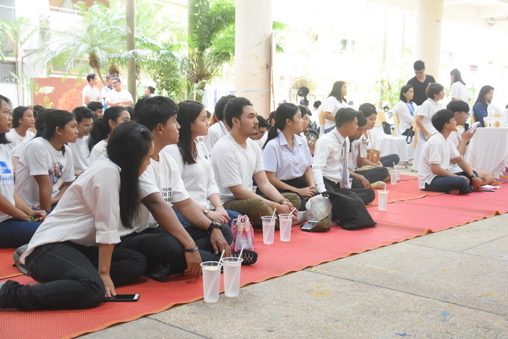 พิธีทำบุญสโมสรนิสิตคณะศึกษาศาสตร์ ประจำปีการศึกษา 2562