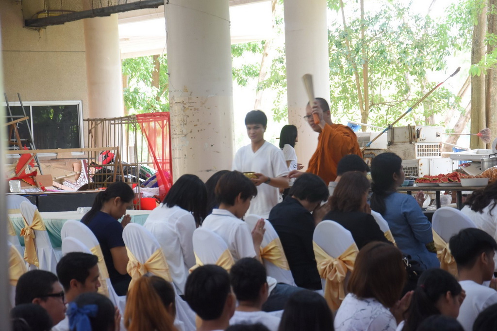 พิธีทำบุญสโมสรนิสิตคณะศึกษาศาสตร์ ประจำปีการศึกษา 2562