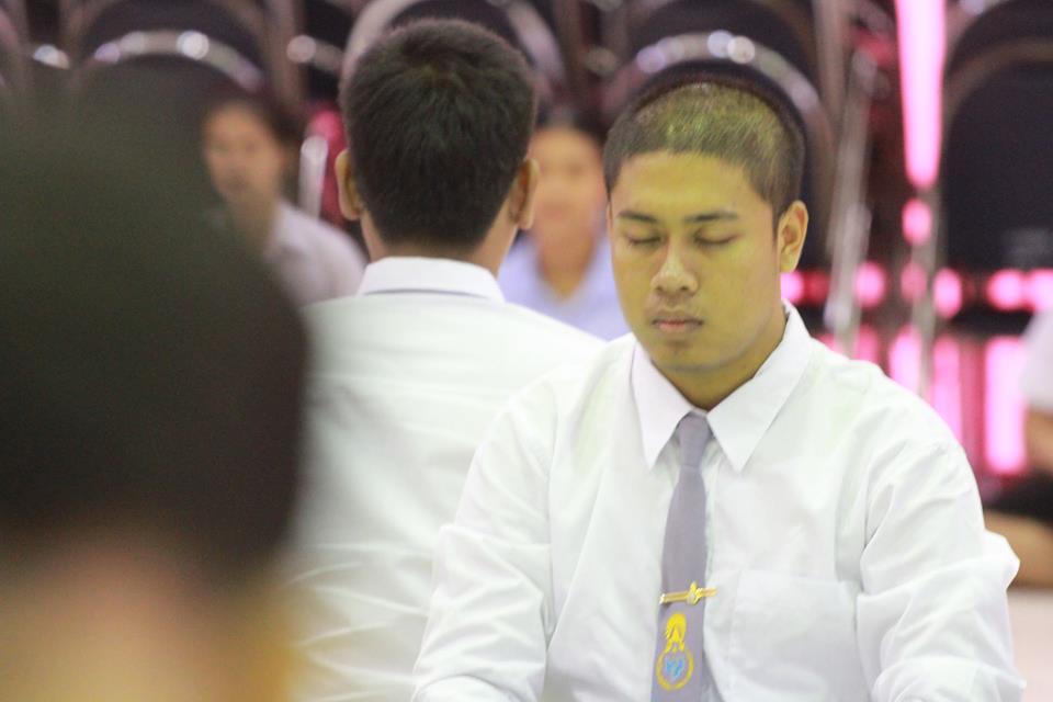 กิจกรรมการอบรม "สมาธิ"  สำหรับนิสิตปริญญาตรี ชั้นปีที่ 1  คณะศึกษาศาสตร์ มหาวิทยาลัยทักษิณ