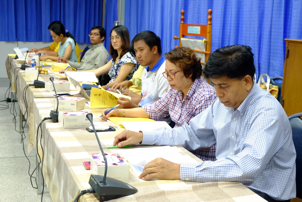 การประชุมเชิงปฏิบัติการ : การพัฒนากระบวนการจัดการเรียนรู้โดยใช้ชุมชนเป็นฐาน (หมวดวิชาชีพครู หลักสูตร 4 ปี) ครั้งที่ 2
