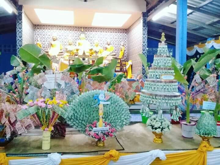 คณะศึกษาศาสตร์และสโมสรนิสิตคณะศึกษาศาสตร์ ได้ร่วมจัดทำพุ่มกฐินสามัคคีและทอดกฐินสามัคคีร่วมกับมหาวิทยาลัยทักษิณ