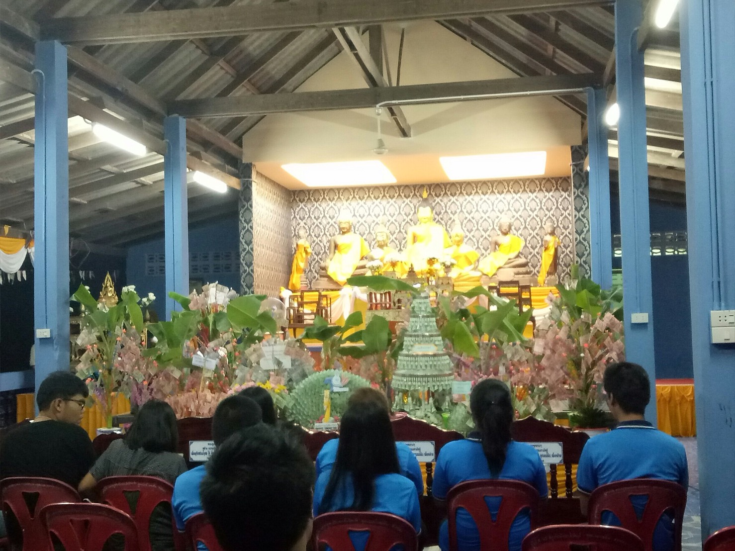 คณะศึกษาศาสตร์และสโมสรนิสิตคณะศึกษาศาสตร์ ได้ร่วมจัดทำพุ่มกฐินสามัคคีและทอดกฐินสามัคคีร่วมกับมหาวิทยาลัยทักษิณ