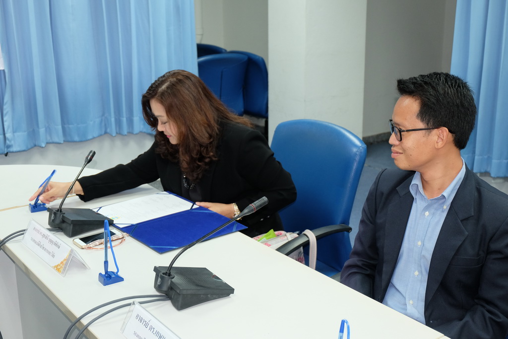 พิธีลงนามความร่วมมือทางวิชาการ ระหว่าง องค์การบริหารส่วนจังหวัดพัทลุงกับคณะศึกษาศาสตร์ มหาวิทยาลัยทักษิณ