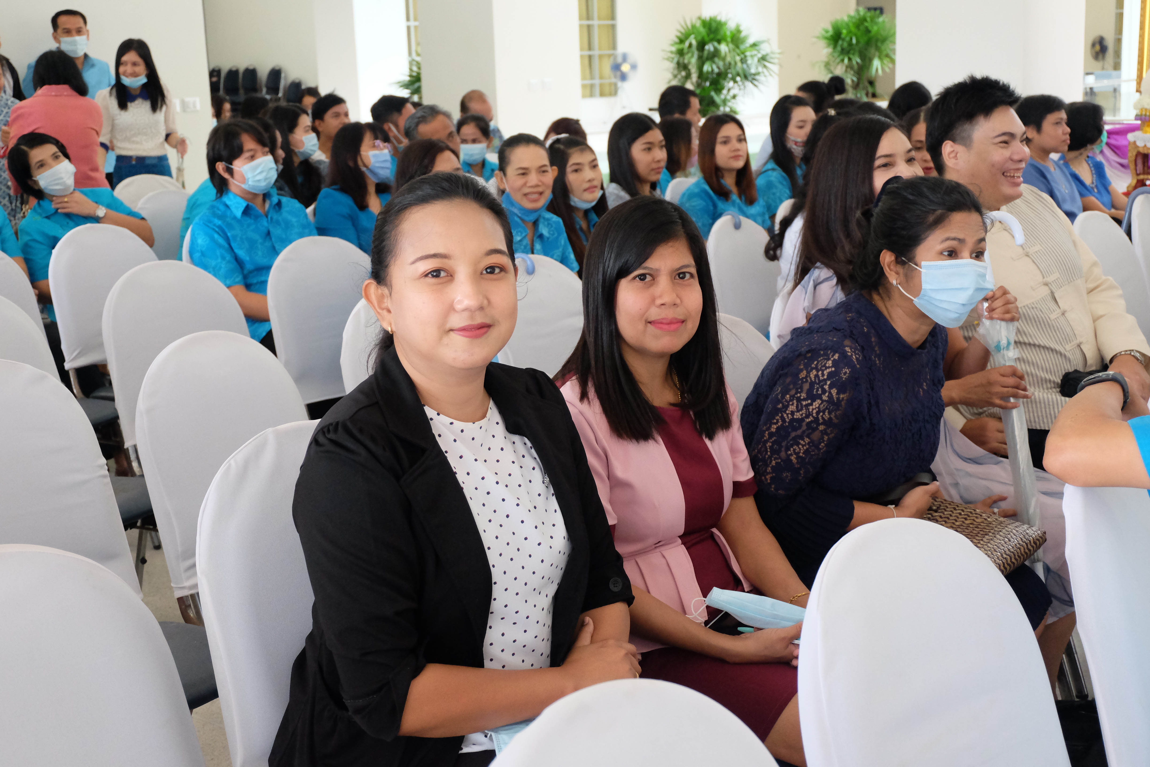 ผู้บริหาร คณาจารย์ และบุคลากรคณะศึกษาศาสตร์ ได้เข้าร่วมพิธีบวงสรวงและทําบุญอาคาร ๕๐ปี วศ  มศว มทษ