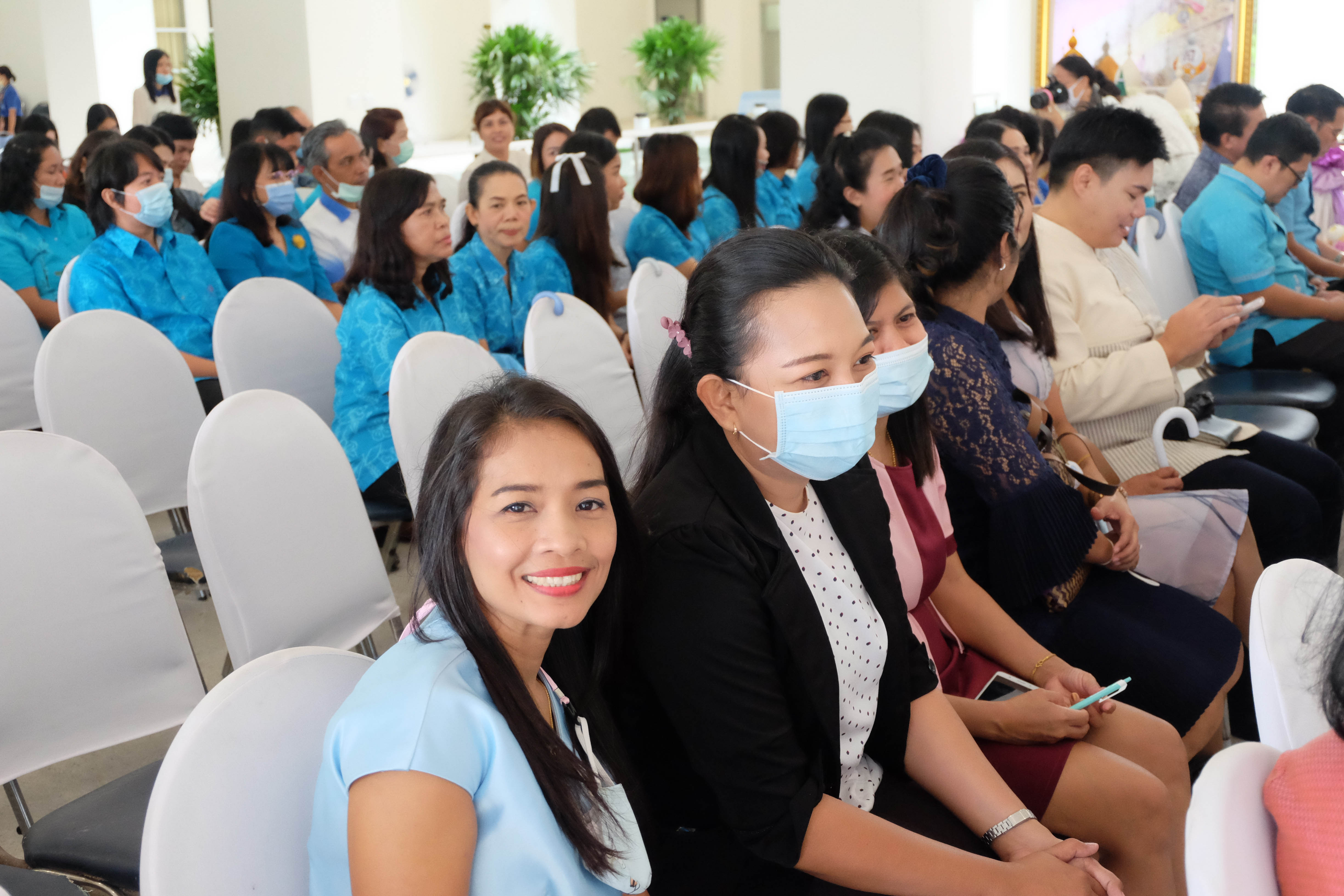 ผู้บริหาร คณาจารย์ และบุคลากรคณะศึกษาศาสตร์ ได้เข้าร่วมพิธีบวงสรวงและทําบุญอาคาร ๕๐ปี วศ  มศว มทษ
