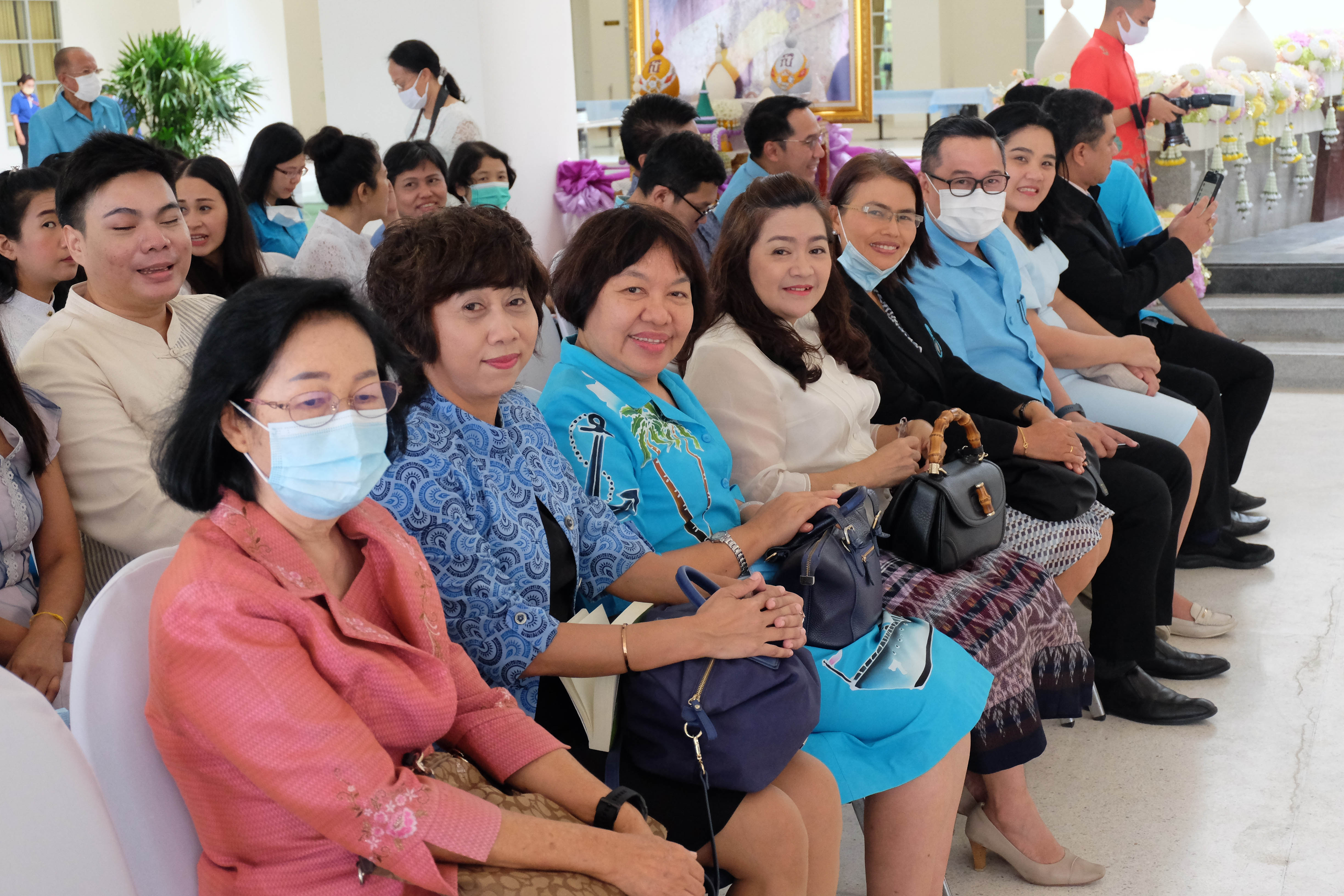 ผู้บริหาร คณาจารย์ และบุคลากรคณะศึกษาศาสตร์ ได้เข้าร่วมพิธีบวงสรวงและทําบุญอาคาร ๕๐ปี วศ  มศว มทษ