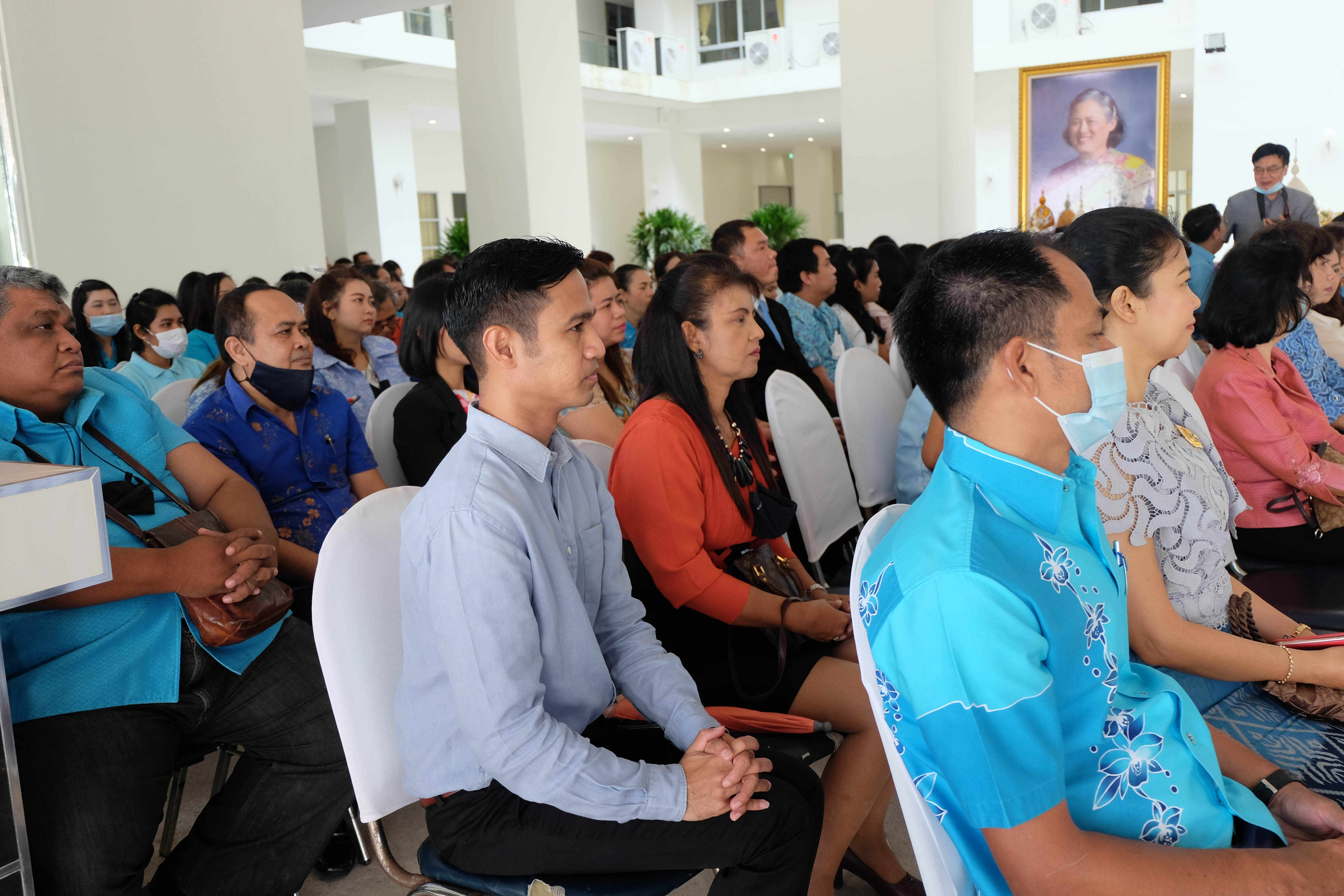 ผู้บริหาร คณาจารย์ และบุคลากรคณะศึกษาศาสตร์ ได้เข้าร่วมพิธีบวงสรวงและทําบุญอาคาร ๕๐ปี วศ  มศว มทษ