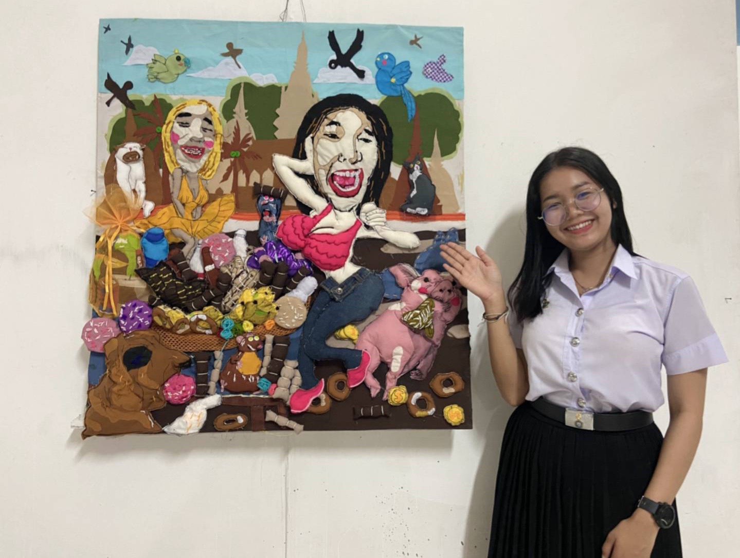 คณะศึกษาศาสตร์ ขอแสดงความยินดีกับ นางสาวรักษิณา แพรเพชร นิสิตชั้นปีที่ 4  ที่ได้รับทุน กองทุนส่งเสริมการศึกษาการสร้างสรรค์ศิลปะ มูลนิธิรัฐบุรุษ พลเอกเปรม ติณสูลานนท์ ประจำปี 2563
