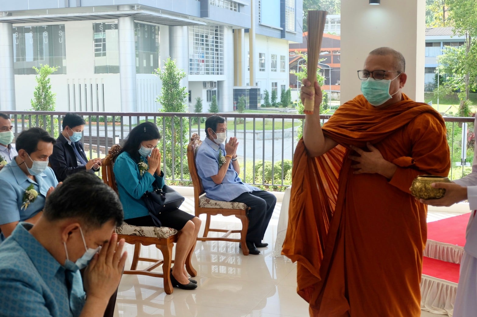 พิธีทำบุญอาคารสืบสานคุรุคารวะ