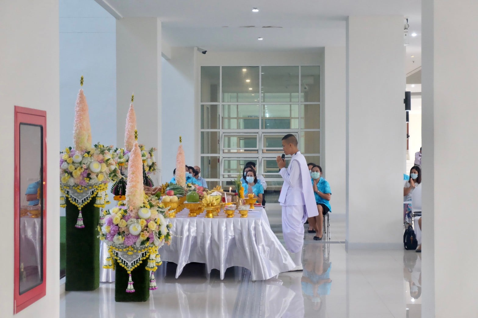 พิธีทำบุญอาคารสืบสานคุรุคารวะ