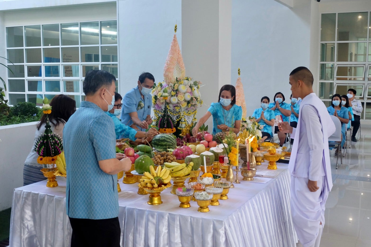 พิธีทำบุญอาคารสืบสานคุรุคารวะ