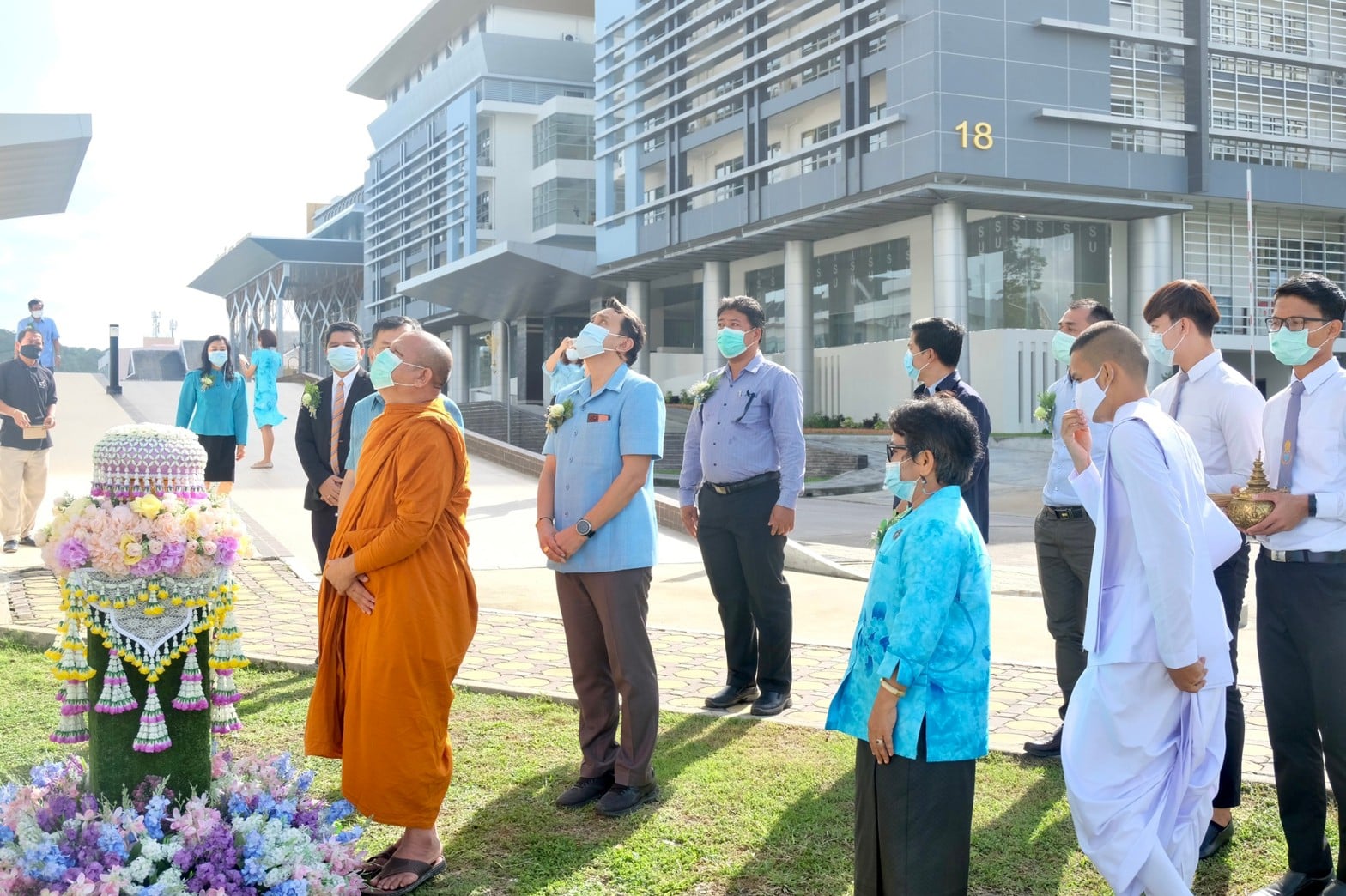 พิธีทำบุญอาคารสืบสานคุรุคารวะ