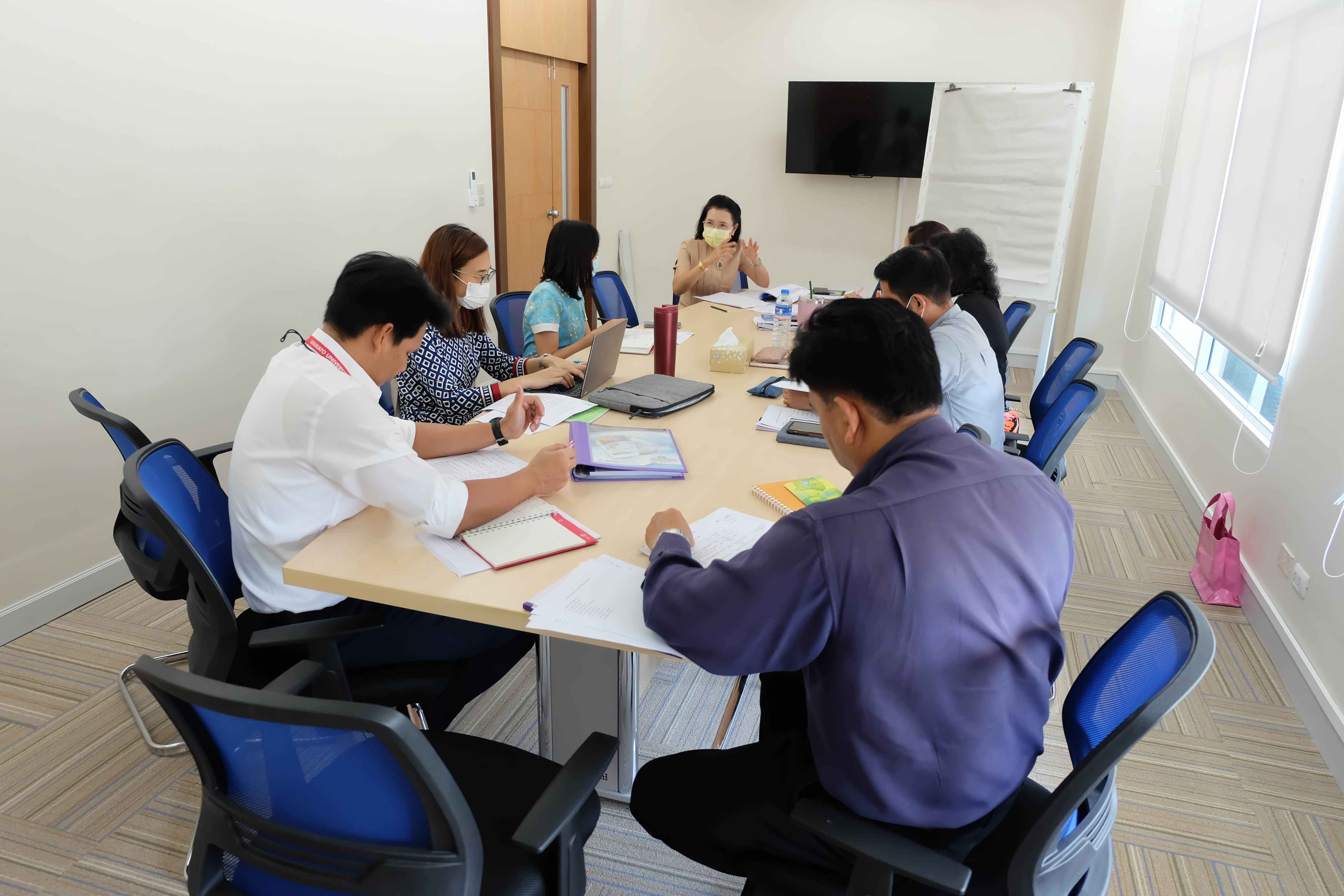 การประชุมทีมผุ้บริหารคณะศึกษาศาสตร์ ประจำวันที่ 10 กุมภาพันธ์ 2564