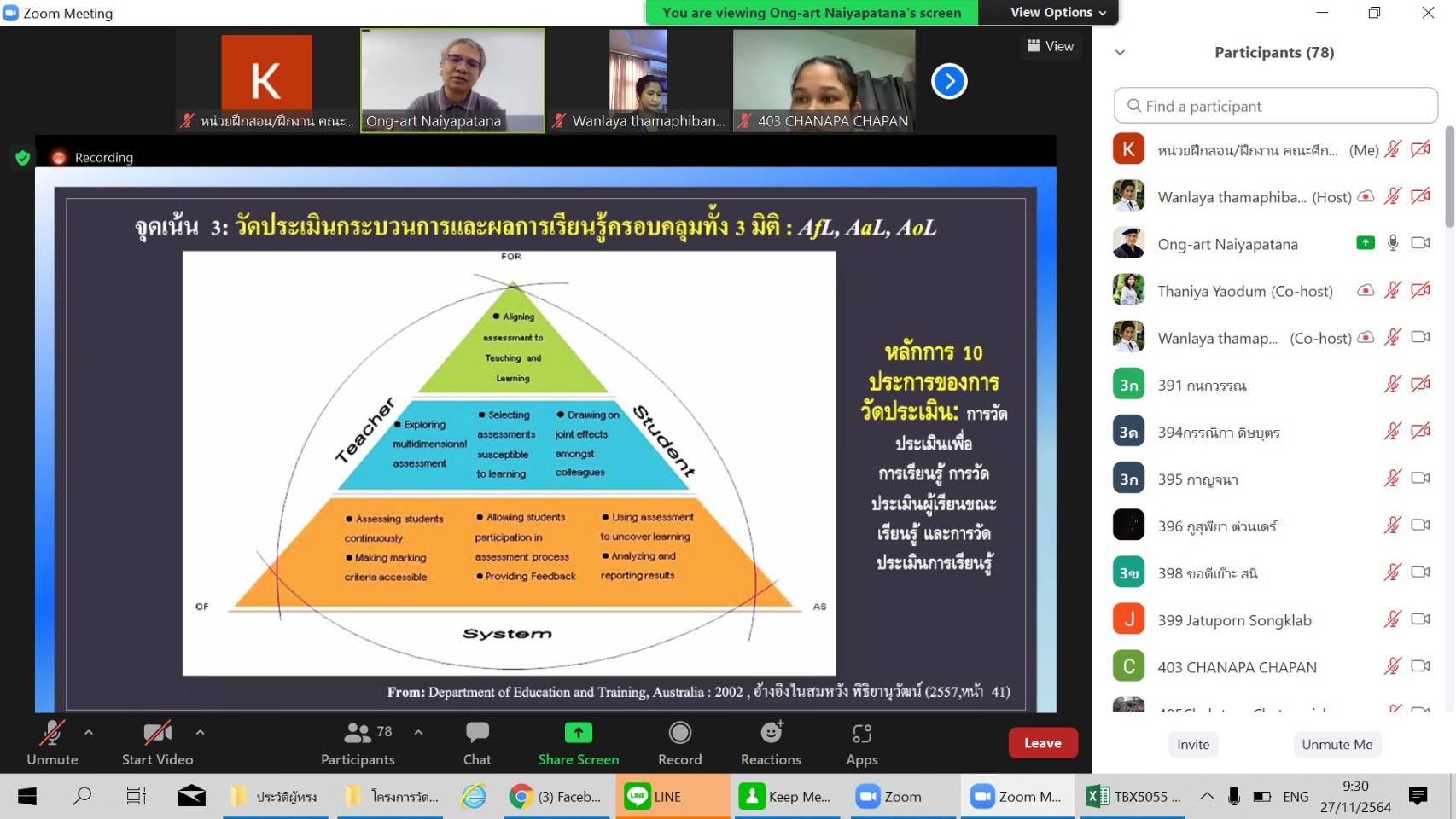 โครงการเตรียมความพร้อมและปฐมนิเทศนิสิตก่อนปฏิบัติการวิชาชีพในสถานศึกษา  สำหรับนิสิตหลักสูตรการศึกษาบัณฑิต  (หลักสูตร 4 ปี) สาขาวิชาการวัดและประเมินทางการศึกษา