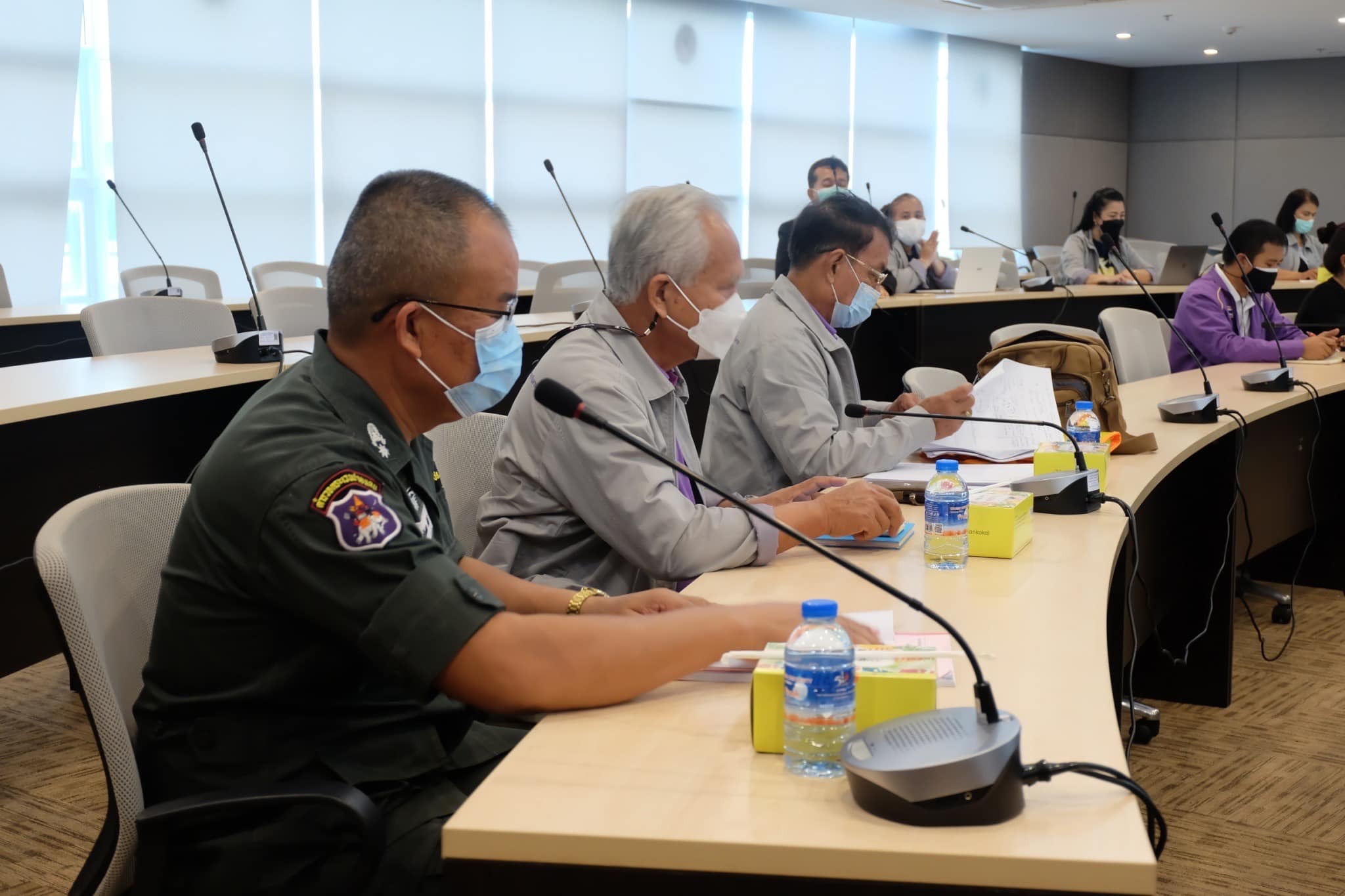 ประชุมร่วมรับฟังการสะท้อนผลการดำเนินงาน และกระบวนการพัฒนาสมรรถนะครูและโรงเรียน ตชด.