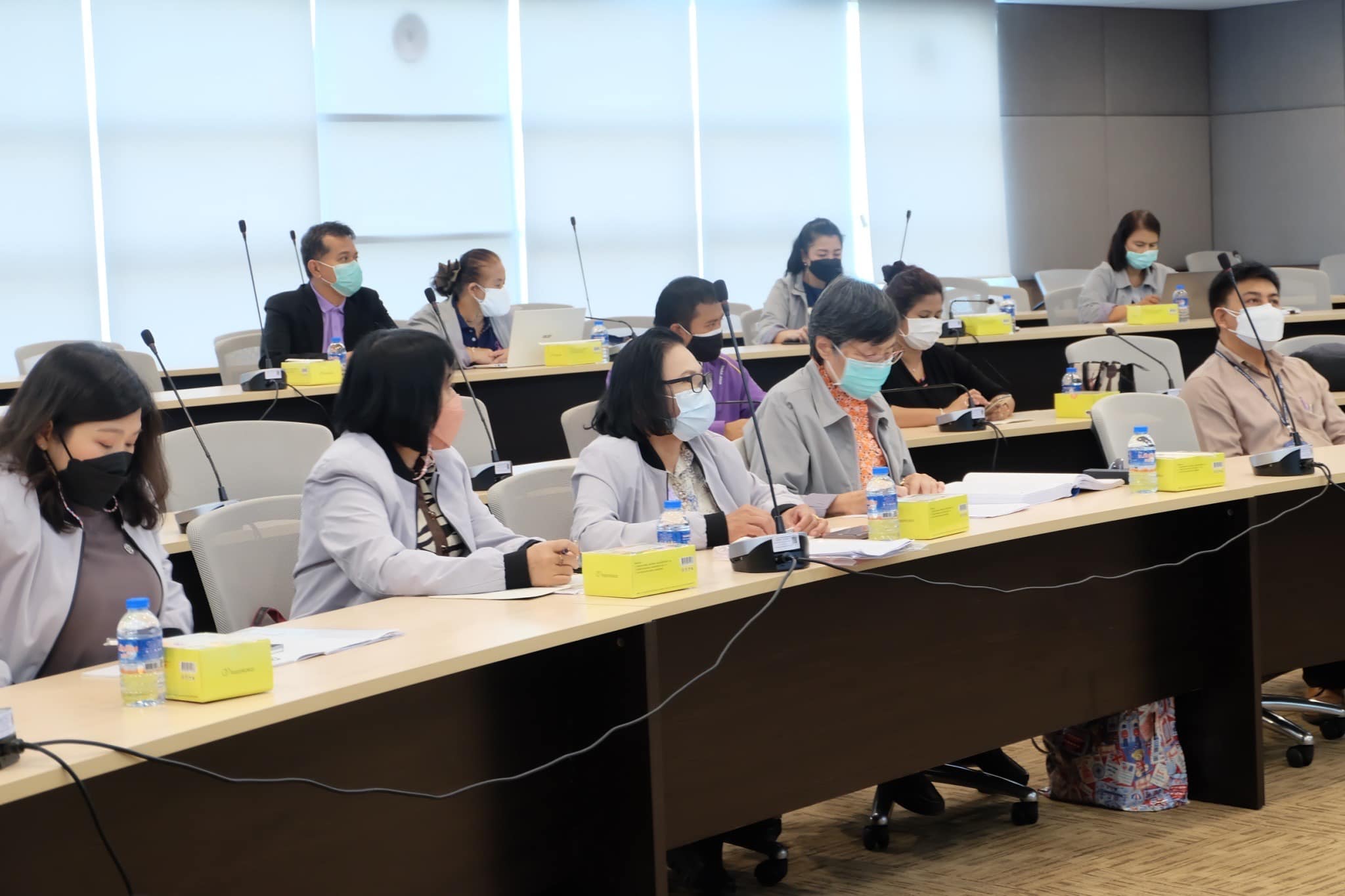ประชุมร่วมรับฟังการสะท้อนผลการดำเนินงาน และกระบวนการพัฒนาสมรรถนะครูและโรงเรียน ตชด.