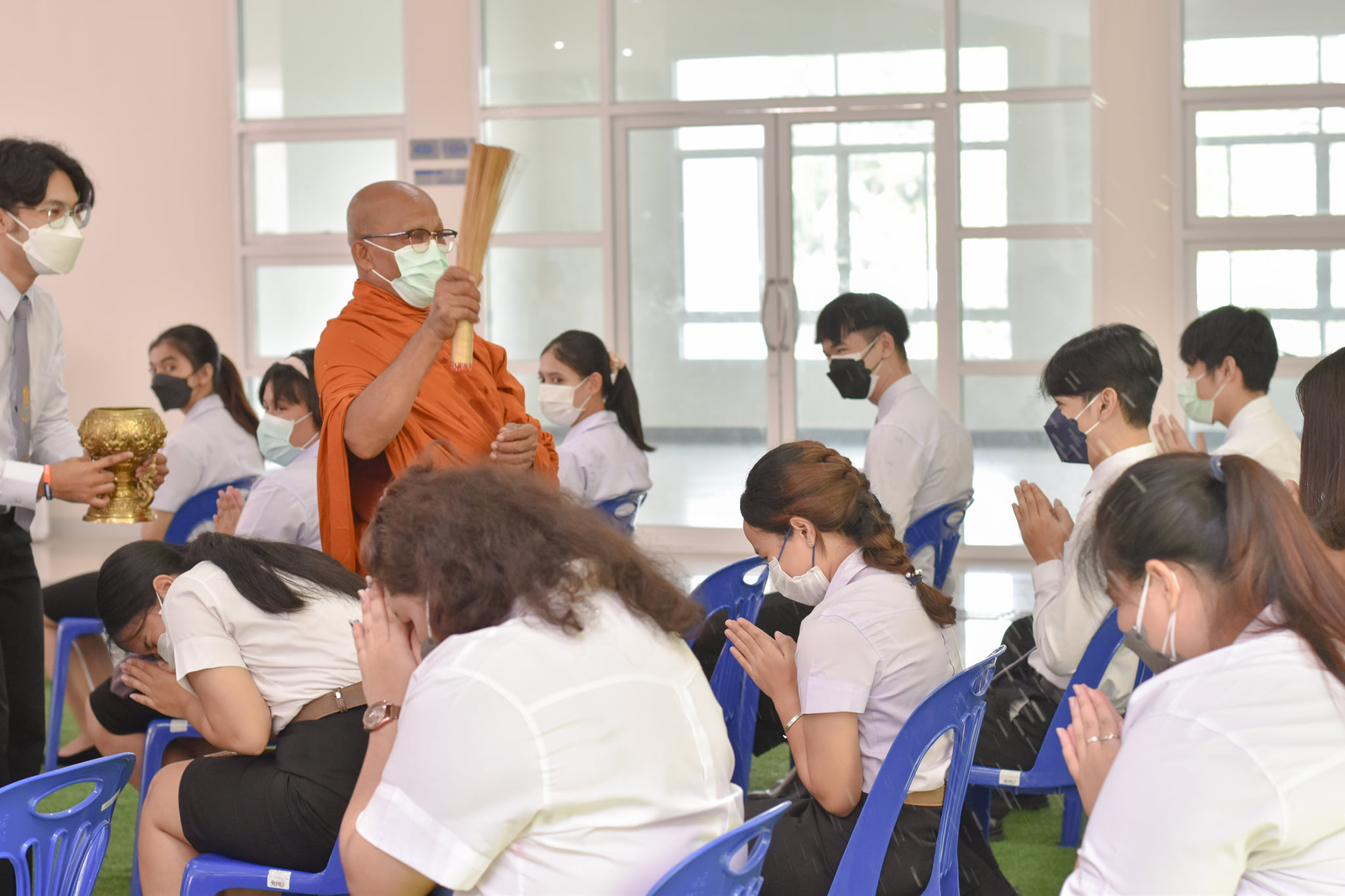 โครงการเสริมมงคลศึกษาฯ ศาสนบูชาบุญบารนี ประจำปี 2565