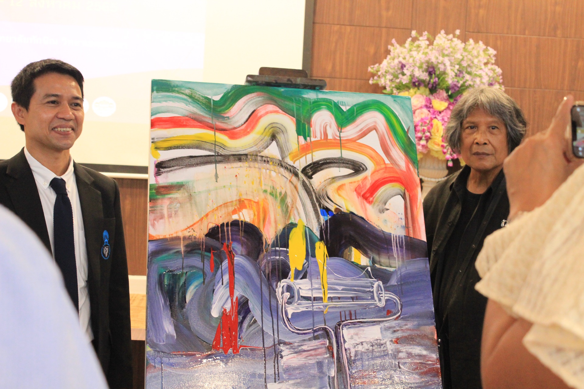 โครงการจิตรกรรมวิถีวัฒนธรรมตำบลบ่อยาง – ตำบลเกาะยอ จังหวัดสงขลา ซึ่งจัดโดยคณะศึกษาศาสตร์ร่วมกับคณะศิลปกรรมศาสตร์  มหาวิทยาลัยทักษิณ