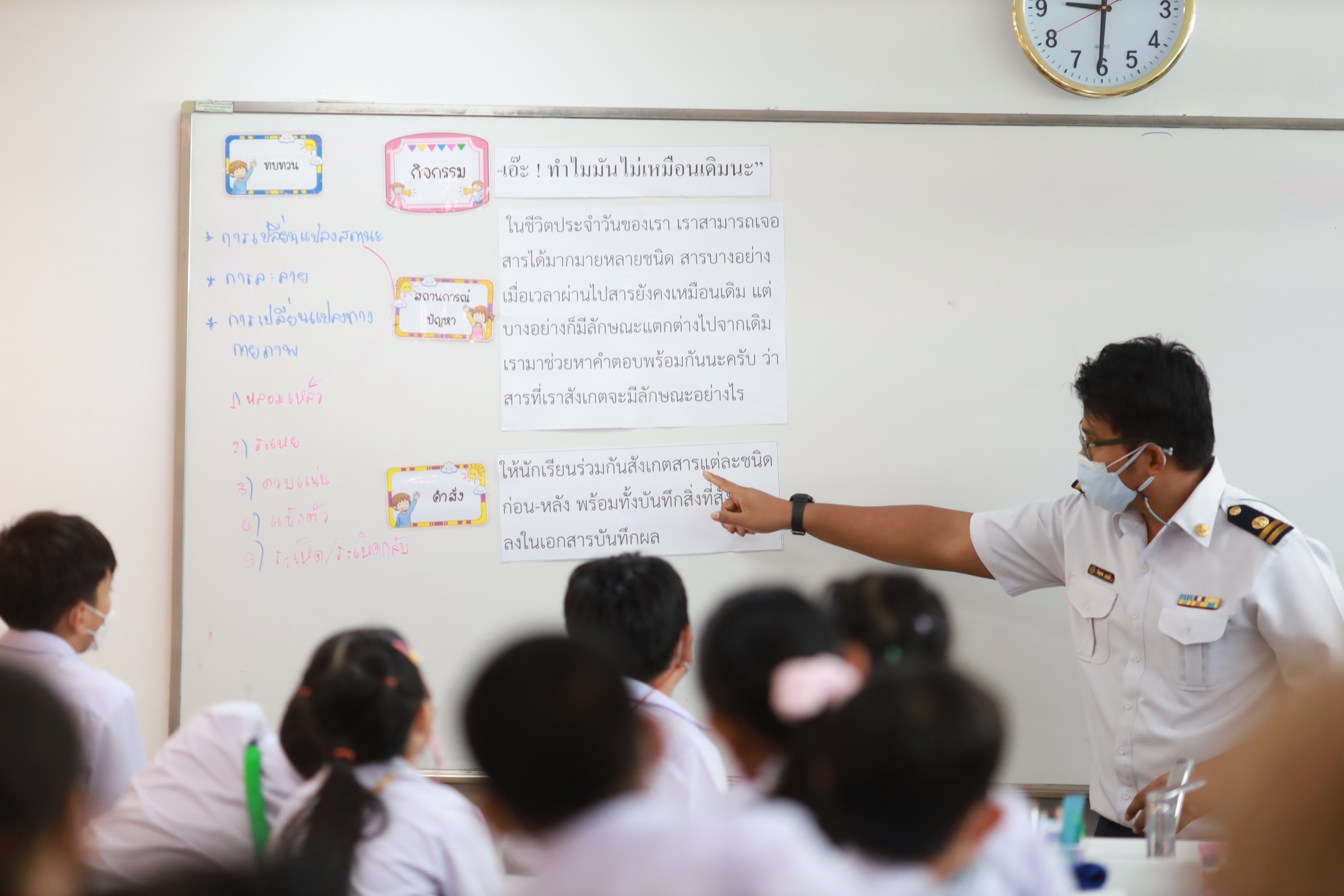 กิจรรมเปิดชั้นเรียน (Open Class)รายวิชาวิทยาศาสตร์ ชั้นประถมศึกษาชั้นปีที่ 5
