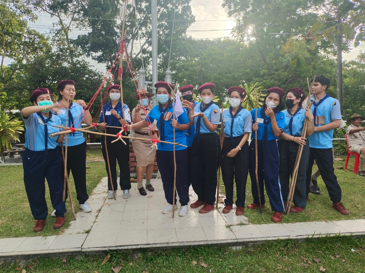งานพัฒนานิสิต คณะศึกษาศาสตร์ ร่วมกับ สาขาวิชาพลศึกษาและสุขศึกษา คณะศึกษาศาสตร์ จัดโครงการฝึกอบรมผู้บังคับบัญชาลูกเสือสำรองและลูกเสือสามัญรุ่นใหญ่ขั้นความรู้เบื้องต้น (รุ่น ลญ.สข.04/2565)
