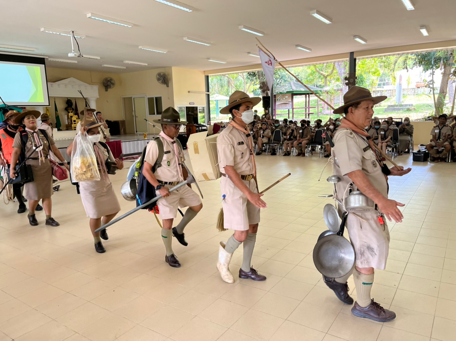 งานพัฒนานิสิต คณะศึกษาศาสตร์ ร่วมกับ สาขาวิชาพลศึกษาและสุขศึกษา คณะศึกษาศาสตร์ จัดโครงการฝึกอบรมผู้บังคับบัญชาลูกเสือสำรองและลูกเสือสามัญรุ่นใหญ่ขั้นความรู้เบื้องต้น (รุ่น ลญ.สข.04/2565)